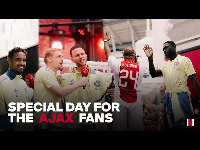 Backstage footage, lots of smiles & 'Sivert is going to steal the show!'  | Ajax Open Dag ️️