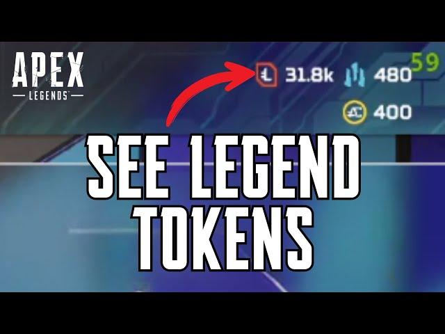 How to See Legend Tokens in Apex Legends 2024