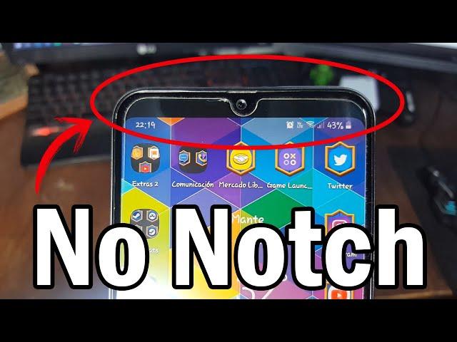 Como ocultar el notch de cualquier Samsung Galaxy M, A, S, Note de forma nativa