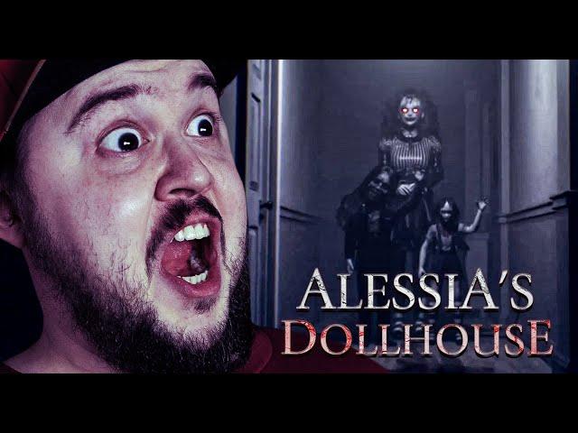 КУКОЛЬНЫЙ ДОМ АЛЕССЫ ▶ Alessia's Dollhouse ▶ #хоррор  #alessiasdollhouse #horror