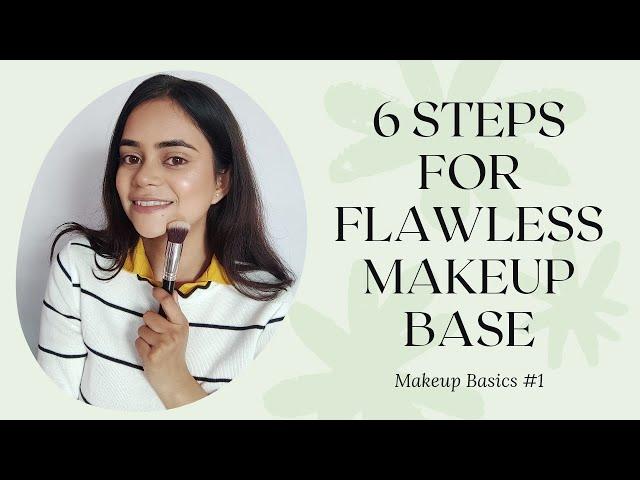 ONLY 6 STEPS FOR FLAWLESS MAKEUP BASE #shorts #makeupshorts