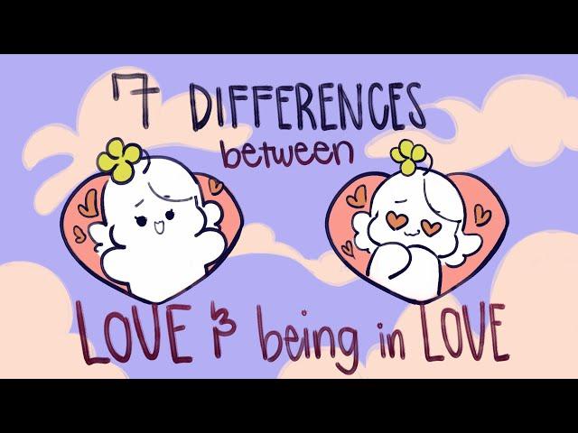 7 Differences Between Love and Being In Love