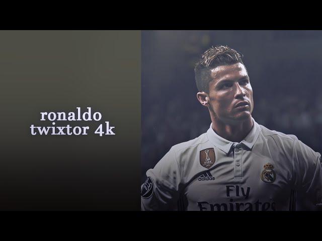 cristiano ronaldo 4k twixtor clips for editing