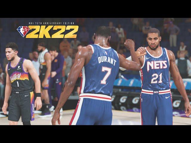 Brooklyn Starting 5! | NETS vs SUNS | NBA 2K22 Next Gen Emulation Gameplay | Welcome Back L.A!