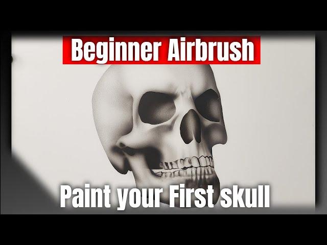 Beginner Airbrush - Paint your First Skull