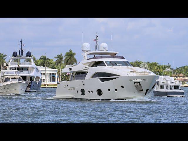 Fort Lauderdale Mega Yachts and Boats. The day after the Boat Show "FLIBS2019" 1 Compilation -4k