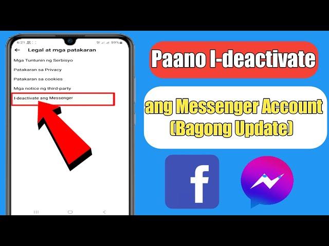 Paano I-deactivate ang Messenger Account (2023) | I-deactivate ang Messenger account | Bagong Update