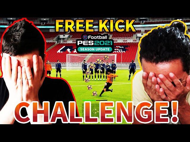 FREE KICK CHALLENGE!!! GABBOMAN VS FABIO!!! PES 2021