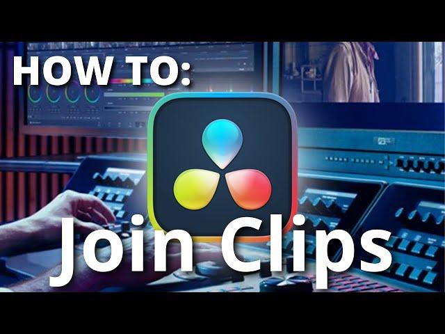 HOW TO Merge (join) Clips in DaVinci Resolve - SIMPLE AND EASY TUTORIAL