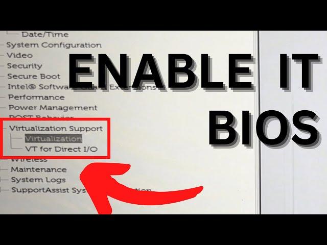 How to Enable Virtualization in Windows 11/10 from BIOS Dell, HP, Lenovo