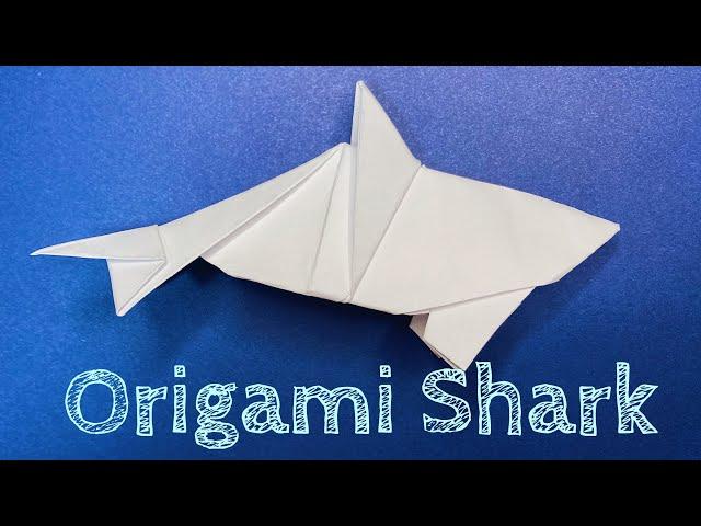 Origami White Shark