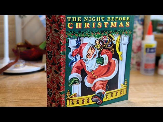 Little Golden Book Christmas Journal: Part 1 ~ The Cover ~ Christmas Junk Journal Ideas