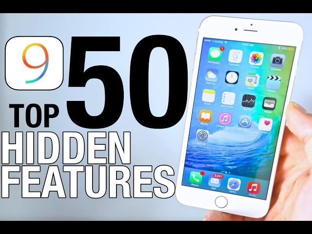 iOS 9 Hidden Features - Top 50 List