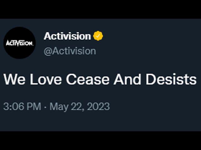 Activision Hates Their Community