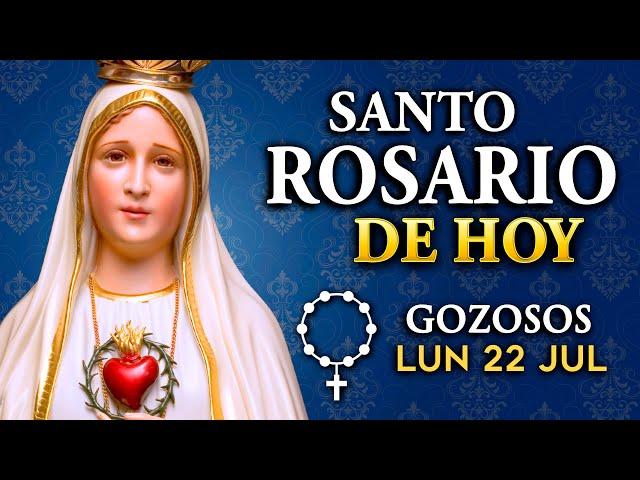 ROSARIO de HOY Misterios Gozosos del Santo Rosario | Lunes 22 de julio 2024