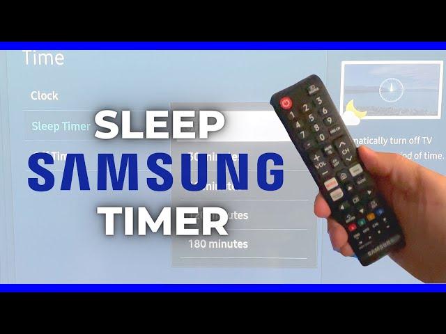 How to Set a Sleep Timer on Your Samsung TV in 1 Minute