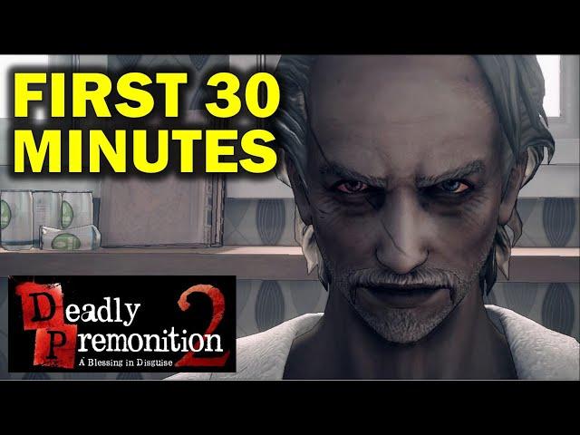 Deadly Premonition 2: A Blessing in Disguise -  First 30 Minutes Gameplay (Interrogate Zach Morgan)