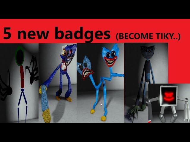 Roblox:"Become Tiky and everything else" how to get :Ripper, Spaghetti, Mr. Hush, willy, Analog B.