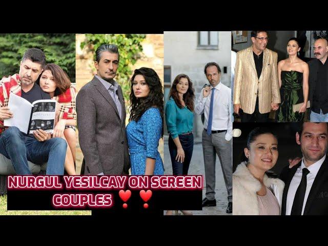 Nurgul yesilcay  On screen couple pics with different co actors