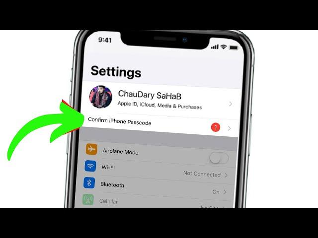 How To Fix Confirm iPhone Passcode Notification Error On iPhone iPad & iPod Touch ( 2021 )