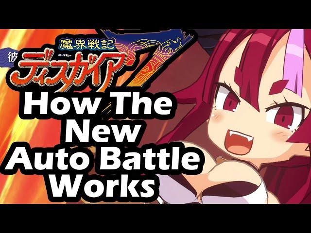 Disgaea 7 How The New Auto Battle Works VERY DIFFERENT TO DISGAEA 6