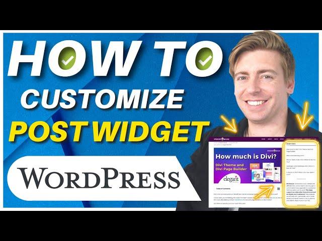 How to edit WordPress Post Sidebar Widget (Capture leads & sell more)