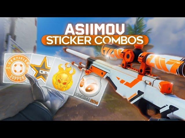 AWP Asiimov: Best Sticker Combos in CS2