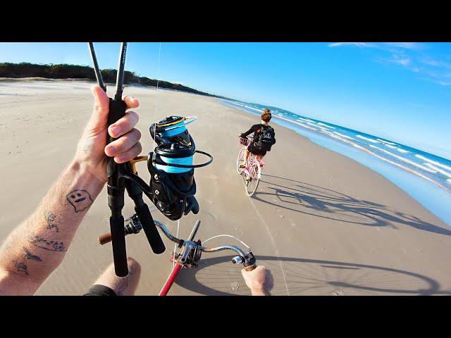 Bicycle Beach Fishing