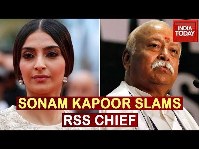 Sonam Kapoor Slams Mohan Bhagwat For Comments On Divorce: Regressive Foolish Statements