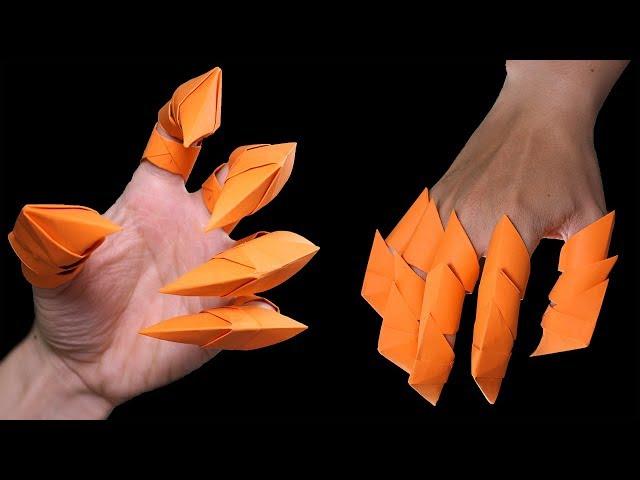 How to make origami Dragon Claws Halloween