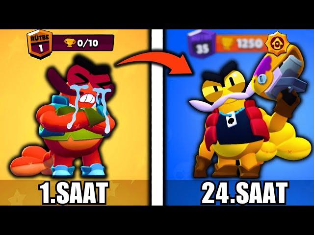 24 SAAT BOYUNCA CLANCY OYNADIM! 1011 KUPA YAPTIM! Brawl Stars