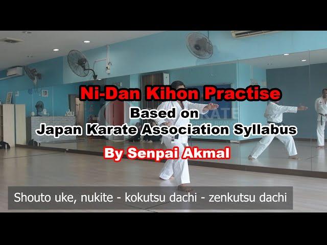 Ni-Dan Kihon Practise Based on JKA Syllabus  - by Senpai Akmal