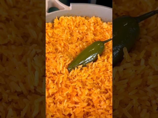 The Best Mexican or Spanish Red Rice Recipe Arroz Rojo #shorts