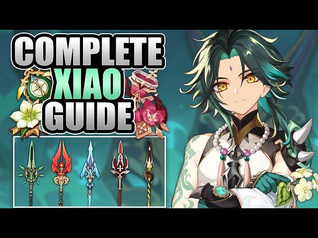 XIAO - COMPLETE GUIDE - 4/5 Weapons, Combos, Artifacts, Teams, Showcase | Genshin Impact