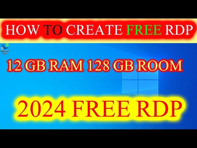 how to create free rdp | how to create unlimited rdp in 2024 | RDP kaise banaye