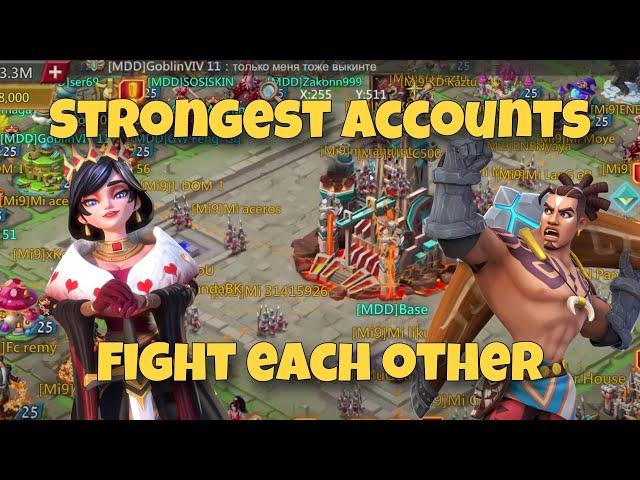 Lords Mobile - Wow from parallel reality. Feng vs DOM. Feng vs Bazil. Feng vs OCR. Lets learn tricks