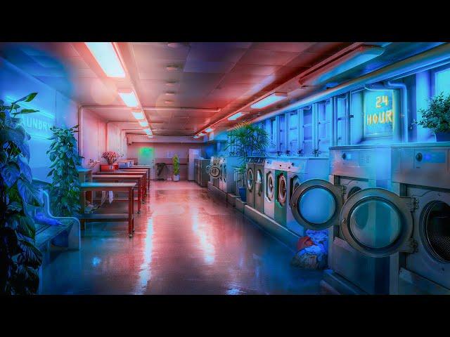 Soothing Laundromat Ambience  Washer & Dryer Laundromat Sounds, Relaxing White Noise  10 Hours