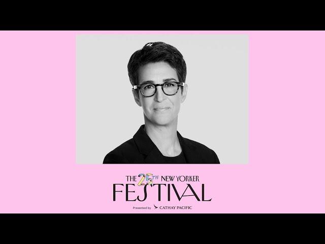 Rachel Maddow talks with David Remnick at the 2024 New Yorker Festival