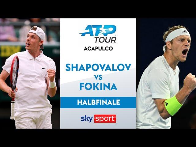 Shapovalov  - Fokina  - Halbfinale | Abierto Mexicano Telcel Acapulco 2025 | Highlights