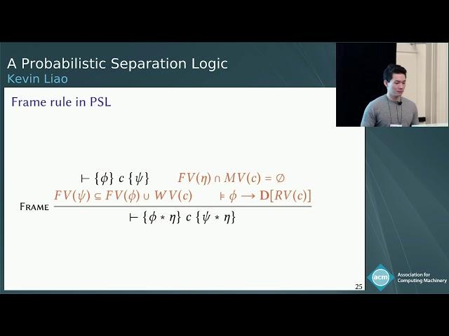 A Probabilistic Separation Logic