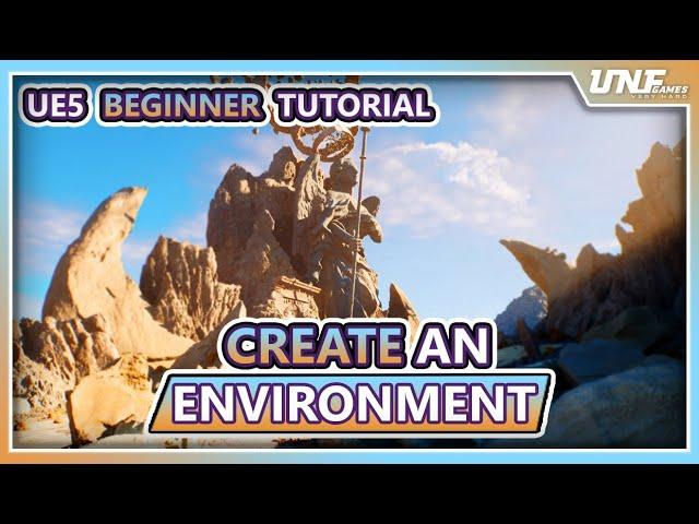 Unreal Engine 5 Beginner Environment Tutorial - Step by Step