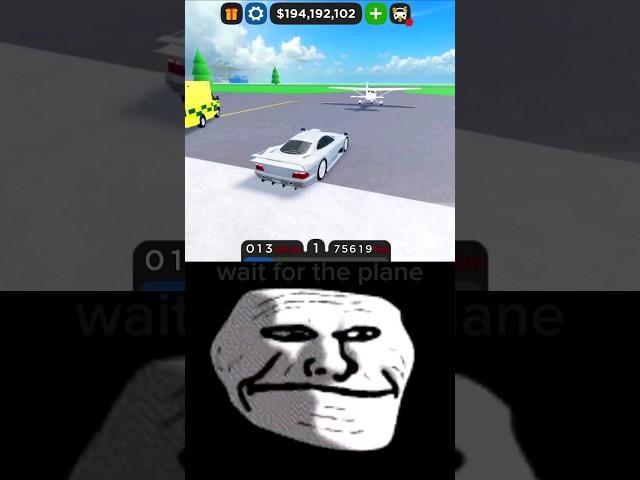 CLK GTR flyingCar Dealership Tycoon #foxzie #roblox #cdt #phonk #trollface #shorts #edit