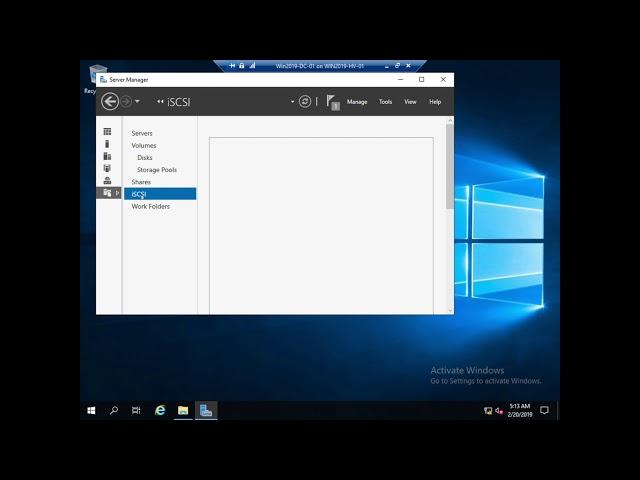 How to install iSCSI Target SAN on Windows Server 2019  for Failover Custering