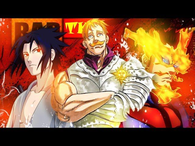 Rap: Então Queime (Escanor, Endeavor, Sasuke)(.......) // Carbonização Corporal // TK RAPS