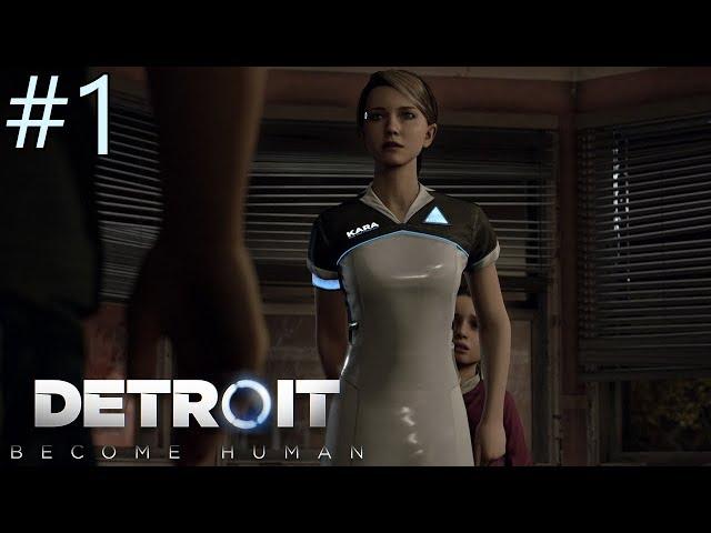 Detroit Become Human BLIND Playthrough - Part 1 -  Connor, Kara & Makus (Walkthrough Gameplay)