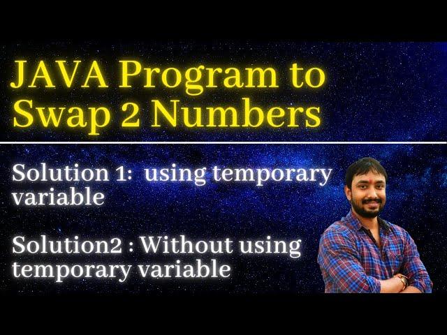 How to Swap two numbers in Java | Java interview questions and answers