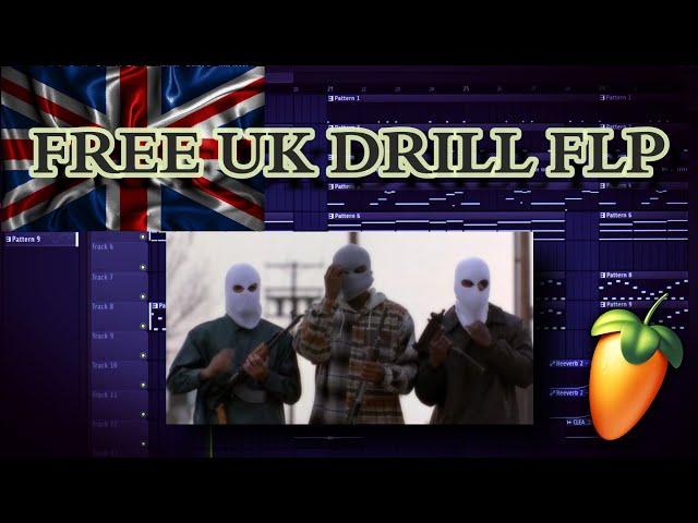 [ FL STUDIO ] HARD UK Drill BEAT FLP FREE DOWNLOAD (FLP + SAMPLES + PRESETS + MP3 FILE)[FREE TO USE]