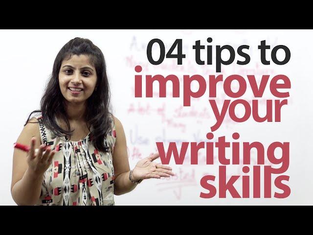 How to improve your English writing skills? - Free English lesson