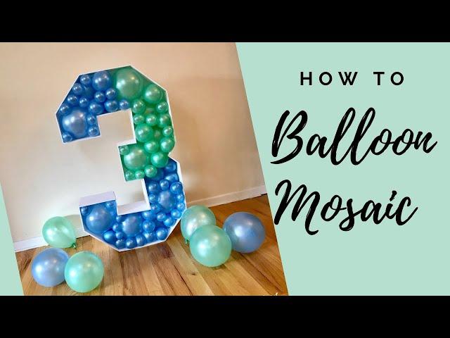 How To Balloon Mosaic | Balloon Mosaic Tutorial | Balloon Marquee