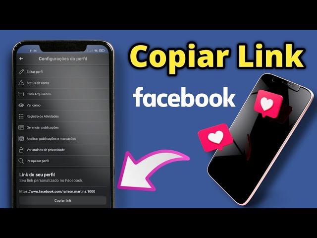 Como Copiar Link do seu Perfil do Facebook pelo (Celular)